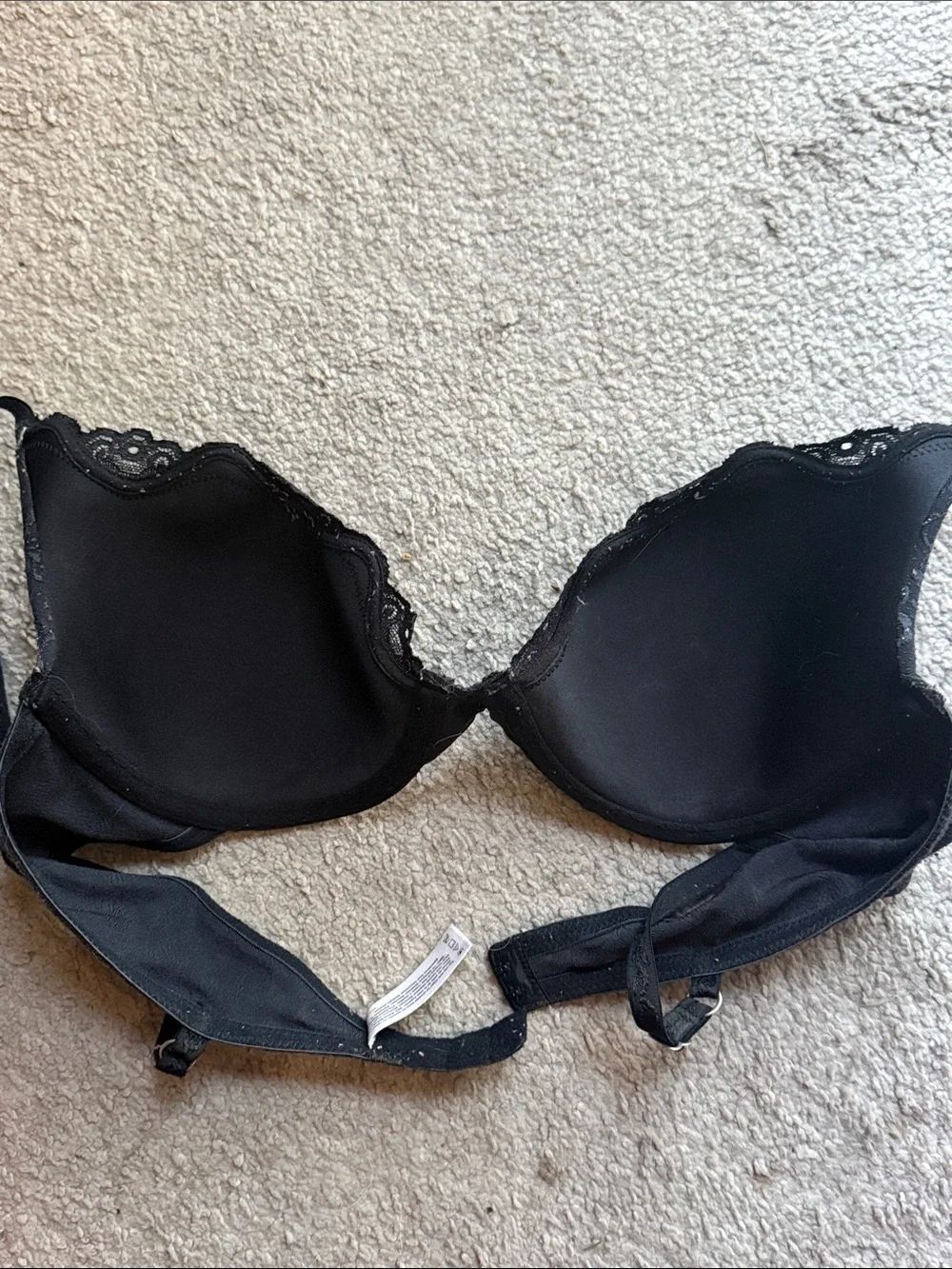 Maidenform Comfort Devotion Your Lift Black Lace Bra - Picture 2 of 9